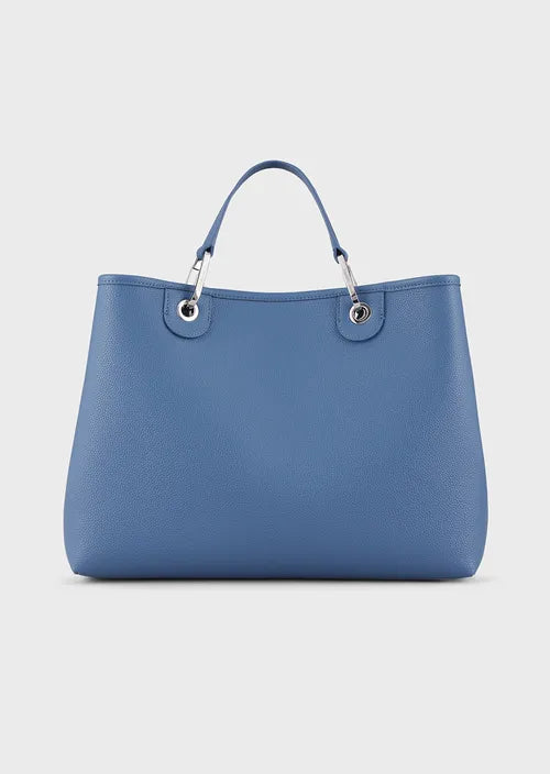 Emporio Armani Sac cabas MyEA Bag format moyen imprimé cerf DENIM/DATE